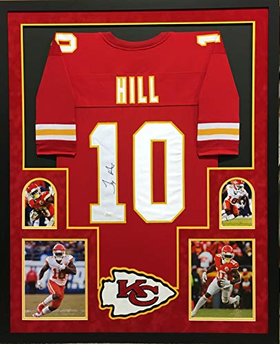 Tyreek Hill Kansas City Chiefs Autographed Red Nike Limited Jersey