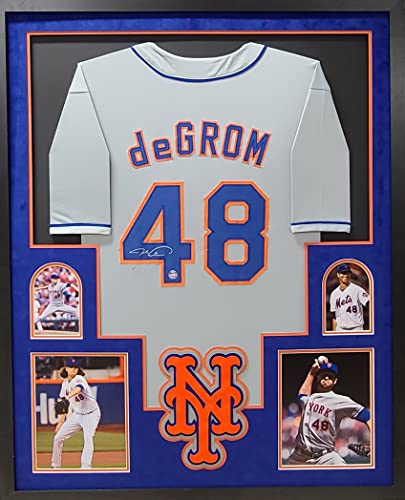 Mets Jacob deGrom Authentic Signed White Nike Jersey Autographed JSA