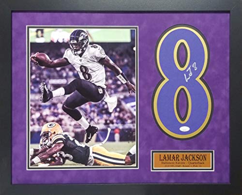 Lamar Jackson Baltimore Ravens Signed Autograph Black Custom Jersey JS –  MisterMancave