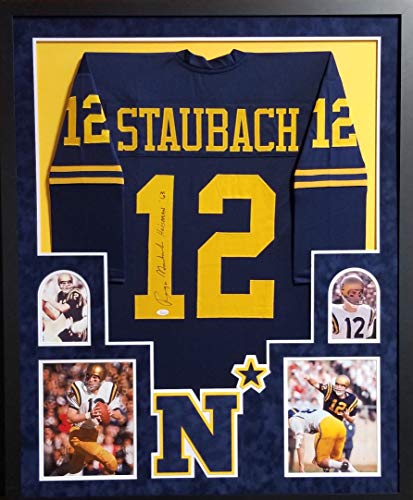 roger staubach blue jersey