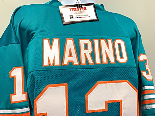 Buy Dan Marino Miami Dolphins Signed Teal Custom Jersey