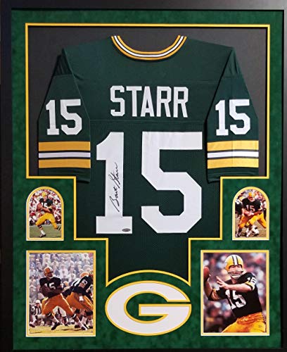 bart starr autographed jersey