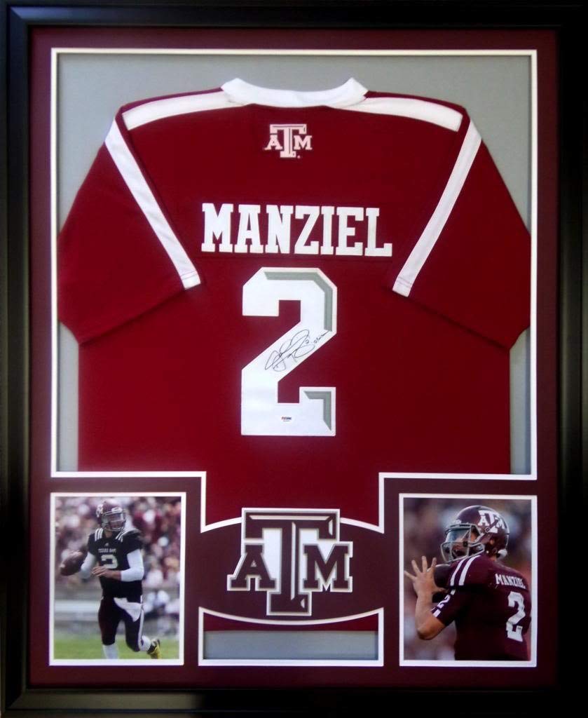 signed johnny manziel jersey