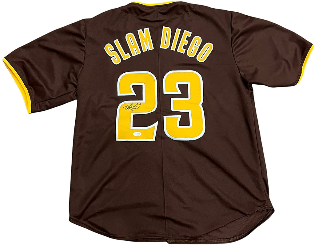 Fernando Tatis Jr. Signed Custom Brown Slam Diego Baseball Jersey