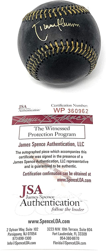 Chipper Jones Signed 1995 World Series Logo Baseball (JSA COA)