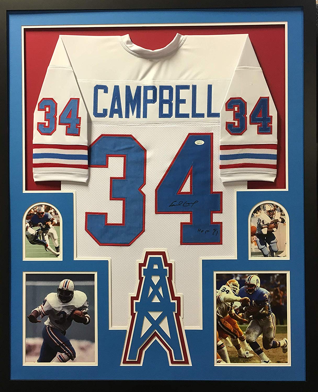 earl campbell houston oilers jersey