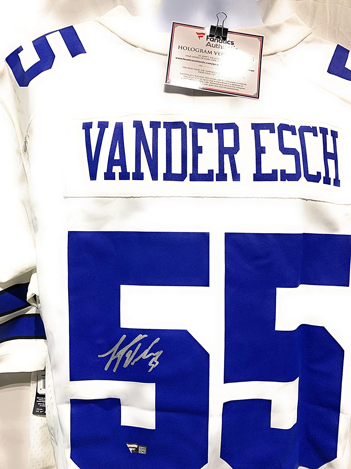 vander esch signed jersey