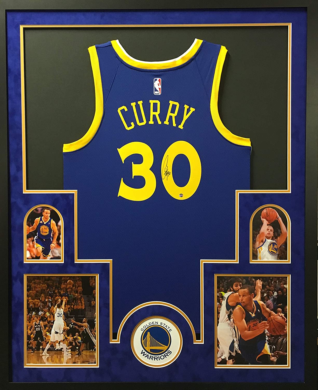steph curry signed jersey