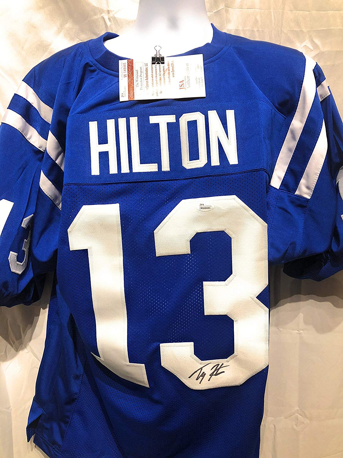 signed ty hilton jersey