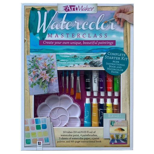 Drawing Starter Kit Art Maker Masterclass Instruction Book and Art
