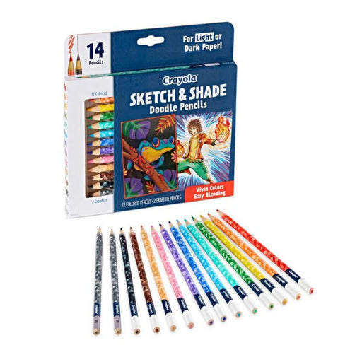  Crayola Blending Marker Kit with Decorative Case, 14 Vibrant  Colors & 2 Colorless Blending Markers : Toys & Games