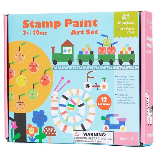 Imagimake Stamp Art - Spring - Stamps for Kids with Easy Blending Pens |  Arts and Crafts for Kids Ages 3-5 | 3 to 5 Year Old Girl Gifts & Boy Gifts  