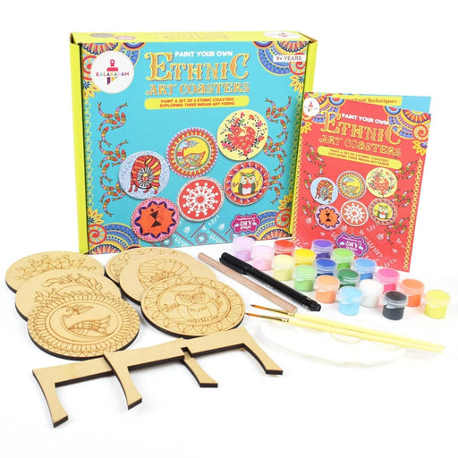 Toykraft Glass Painting Kit for Kids, Gifts for Girls Boys Age 7+,  Madhubani Arts & Crafts Kit for 7 Year Olds - Glass Painting Madhubani kit