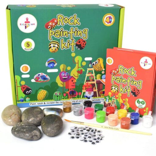 Doodle Hog glow in The Dark Rock Painting Kit for Kids - Arts and