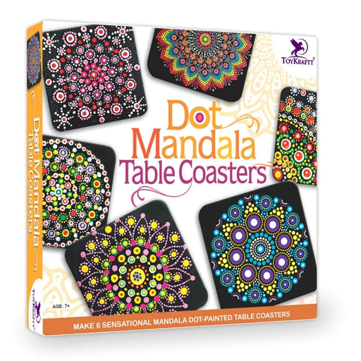 Kalakaram Paint Your Own Dot Mandala Rock Painting Kit — Toycra