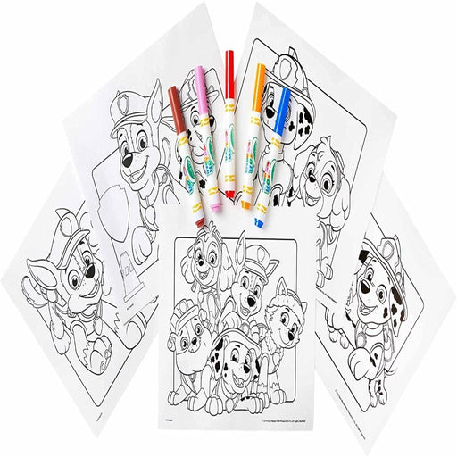 crayola giant coloring pages nickelodeon paw patrol mighty pups