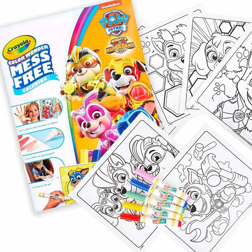 crayola giant coloring pages nickelodeon paw patrol mighty pups