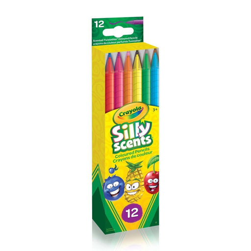 Crayola Twisting Colored Pencils with Eraser, 12pcs.