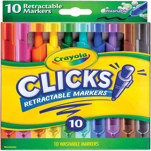 Crayola Broad Line Markers, Classic Colors 10 Each (Pack of 2) - Yahoo  Shopping