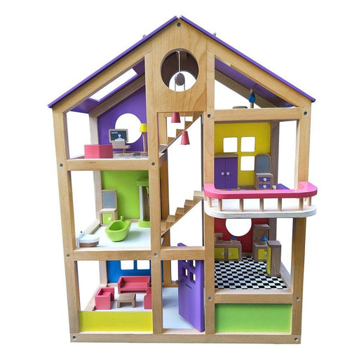 149 Piece Set Doll House for Girls,Dreamhouse, Princess Castle Set with  Fully Furnished Fashion Dollhouse,Simulation Play House with  Accessories,Gift Toy for Kids Ages 3 +