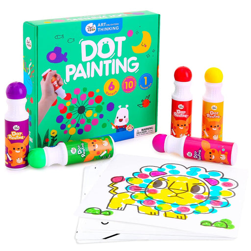 Jar Melo Safe Finger Paints for Toddlers, Non Toxic Finger Painting Set  Washable, Art Painting Supplies Gift for Baby, Kids Age 2 3 4 5 6+, 10