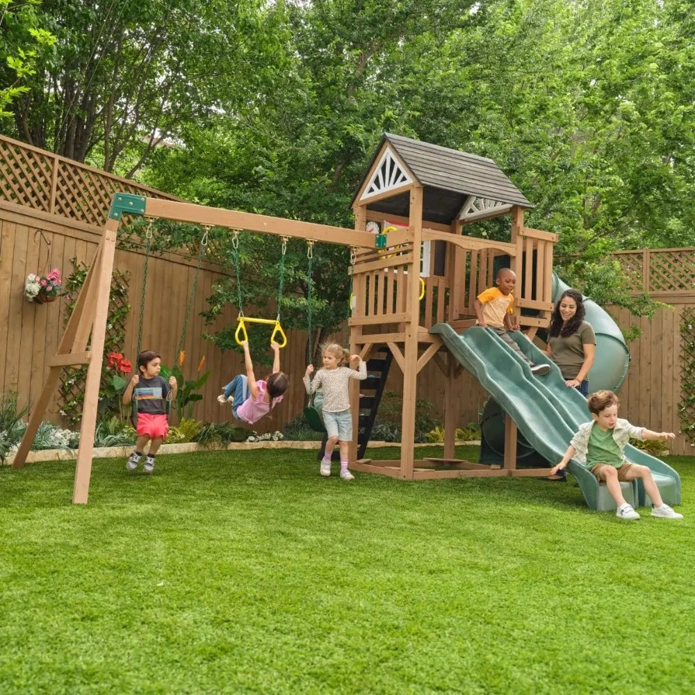 KidKraft Timberlake Swing Set Toycra   KidKraft Timberlake Swing Set Outdoor Toys KidKraft Toycra 1200x1200.webp