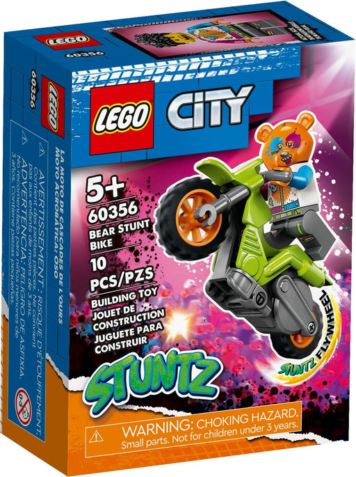 LEGO City Stuntz Reckless Scorpion Stunt Bike Set 60332 with  Flywheel-Powered Toy Motorcycle and Racer Minifigure, Small Gift for Kids  Aged 5 Plus