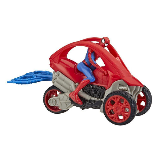 Hasbro Marvel Spider-Man Moto araignée, véhicule avec figurine - 1 ea