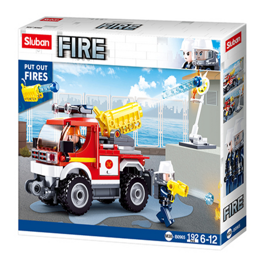 Sluban Fire Engine 270 Piece Building Bricks Set M38-B0221