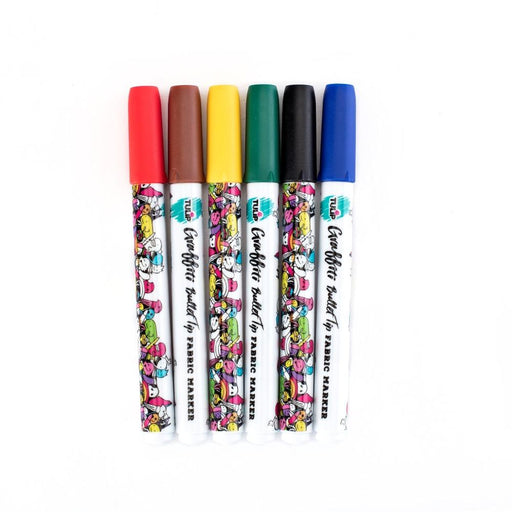 15-Color Rainbow Colors Tulip® Opaque Fabric Markers (1 Set(s))