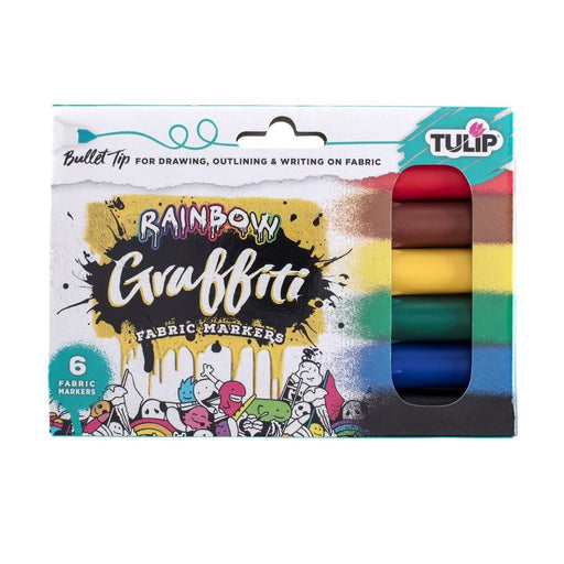 14-Color Rainbow Colors Tulip® Fine Tip Fabric Markers (1 Set(s))