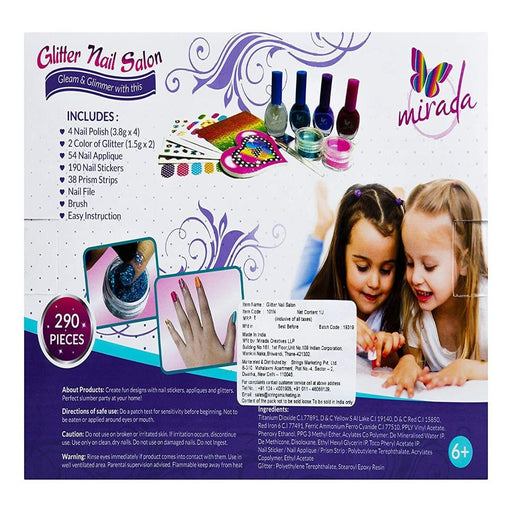 Buy SARASI Nail Art Studio Kit for Girls Pretend Play Nail Make Up Game for  Girls Best for Birthday Best for Gift Online at Low Prices in India -  Amazon.in