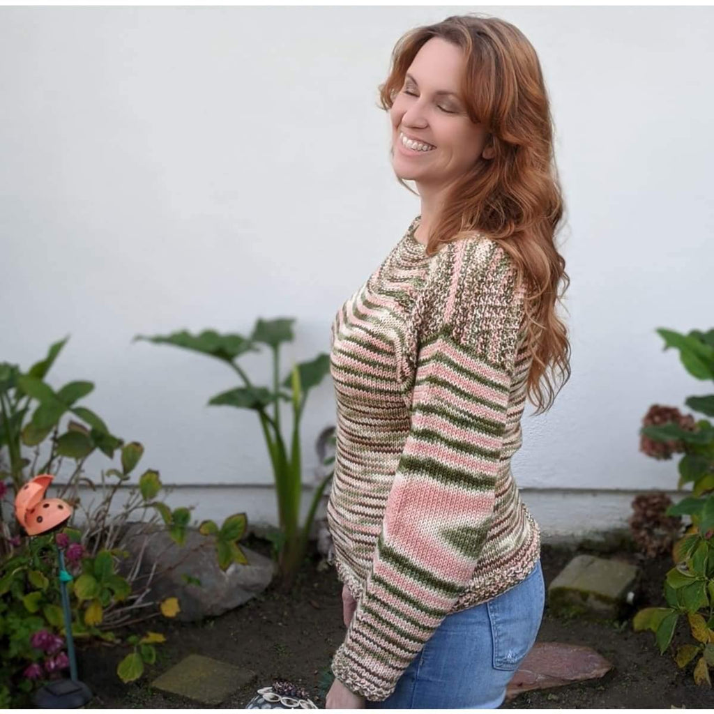 Knitting pattern for ladies boat neck sweater