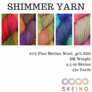 Skeino Yarn Shimmer Dk Weight Yarn Yarn