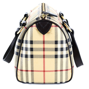 burberry haymarket bowling bag