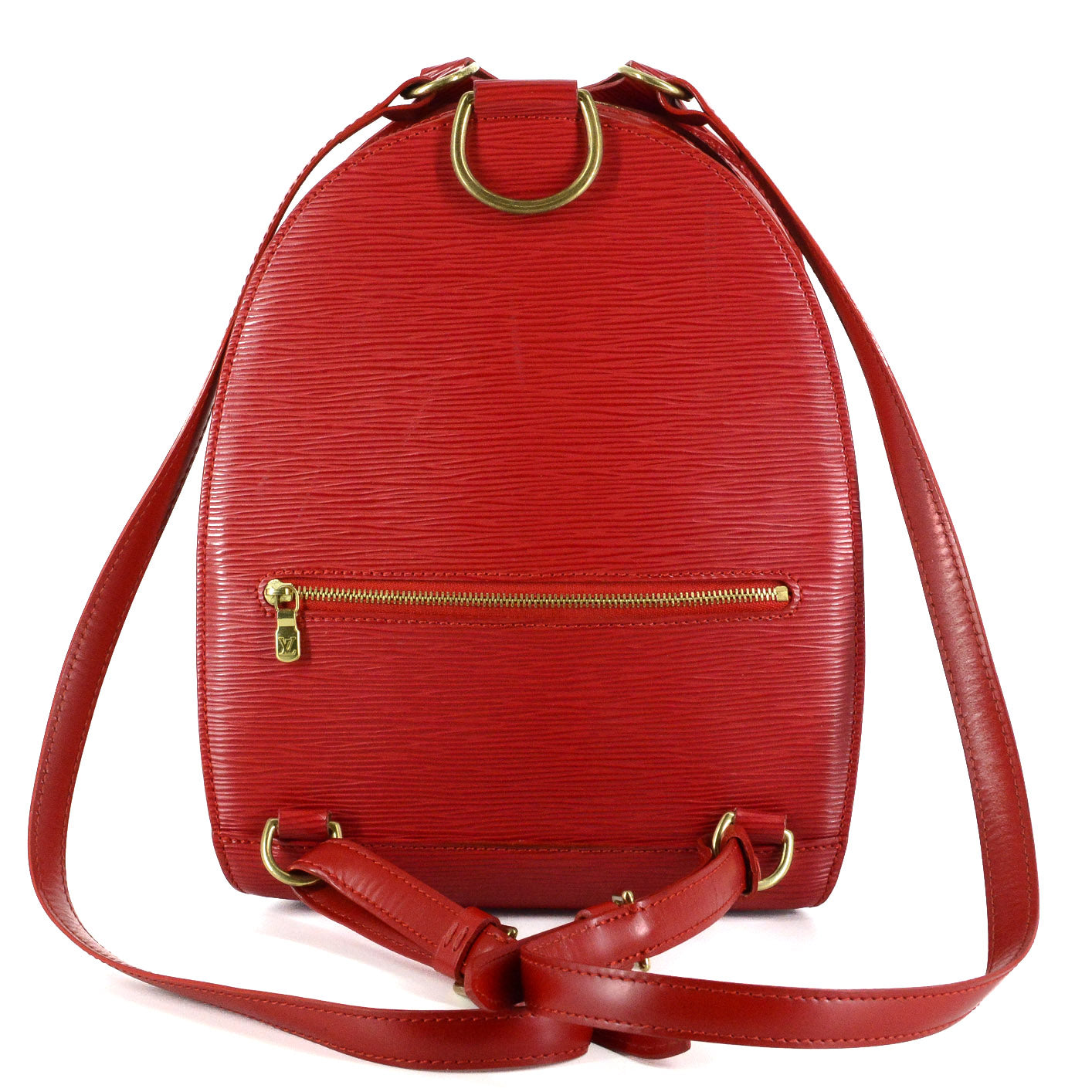 Heritage Vintage: Louis Vuitton Red Epi Leather Mabillon Backpack