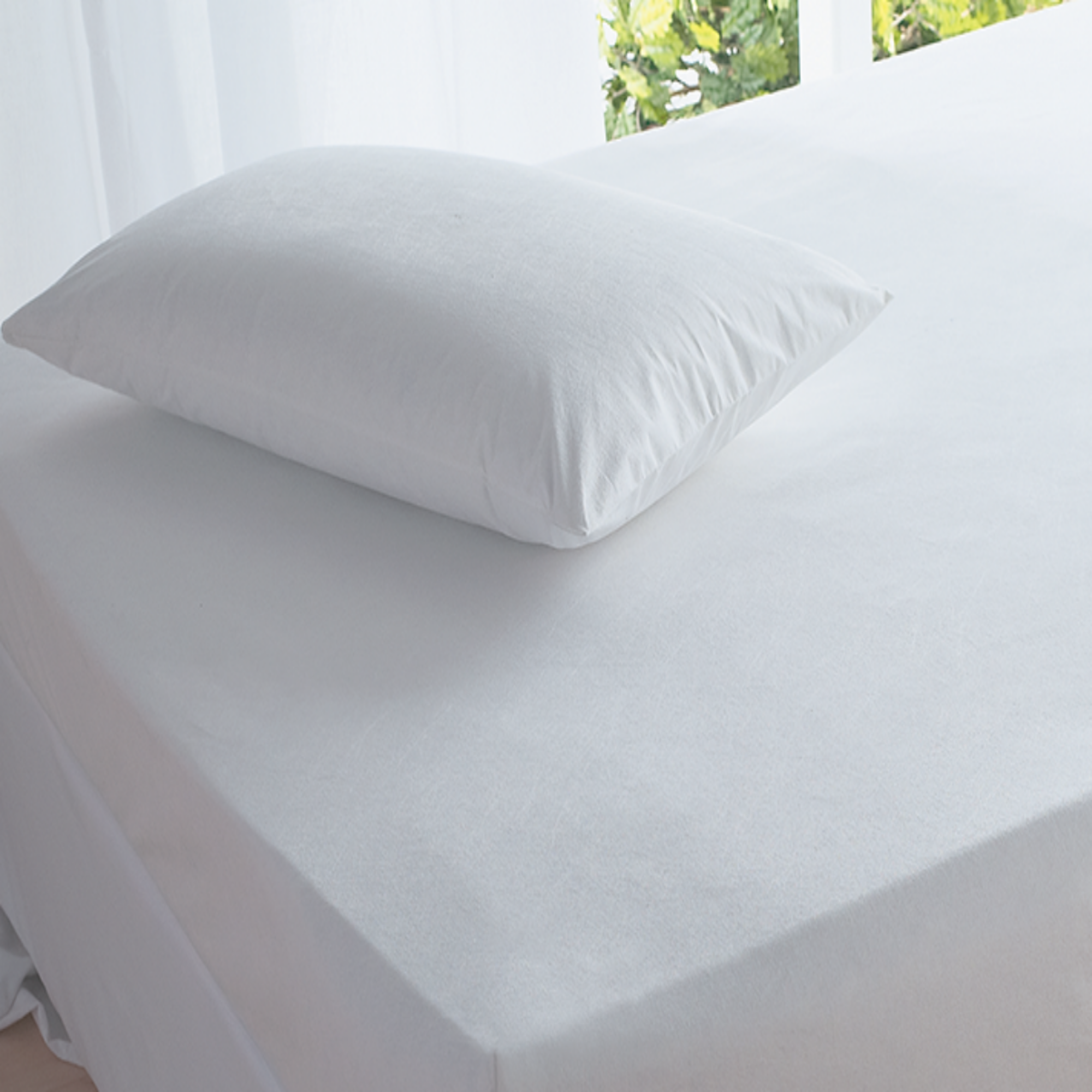 Classic Cotton Pillow Protector Pair