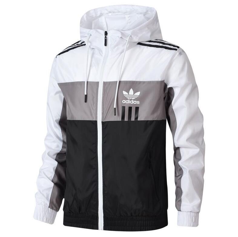 giacca adidas grigia