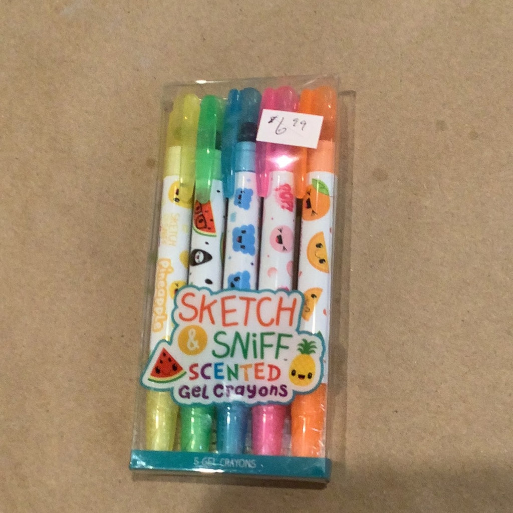 Sketch & Sniff Scented Gel Crayons: Spring – 4 Kids Only