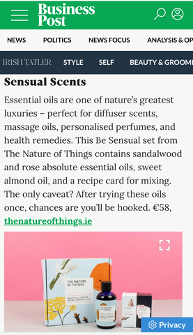 The Nature of Things in Irish Tatler / Business Post for Valentines Day 2023