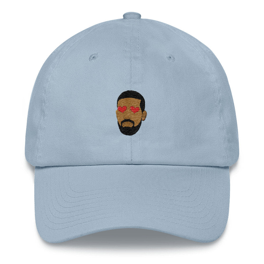Heart Eyed Drake Dad Hat | Uniquely designed apparel, a