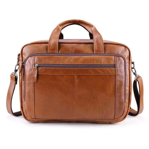 The Top Grain leather messenger bag