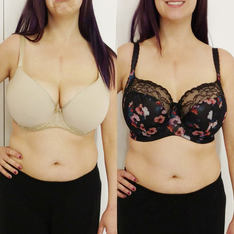 The difference A Bra That Fits makes - the before/after that made