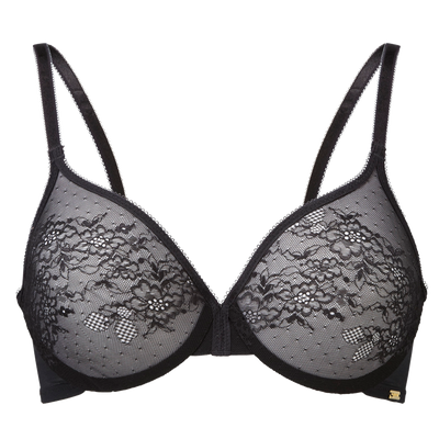 Glossies Lace Sheer Bra  Sheer bra, Bra, Lace bra