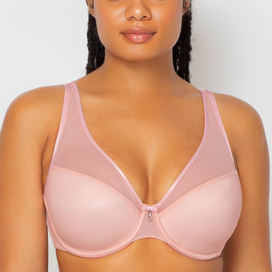 Curvy Couture Sheer Mesh Unlined Bra *Final Sale* – Bra Fittings by Court