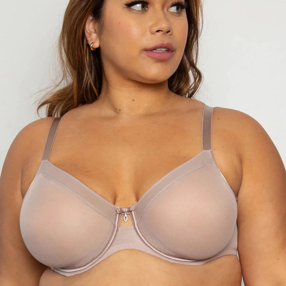 Curvy Couture Sheer Mesh Unlined Bra *Final Sale* – Bra Fittings by Court