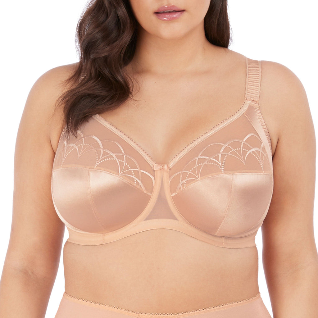Elomi Cate Embroidered Full Cup Banded Underwire Bra (4030),38G,Pine Grove