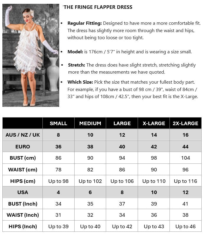 White Fringe Flapper Dress - Flapper Boutique