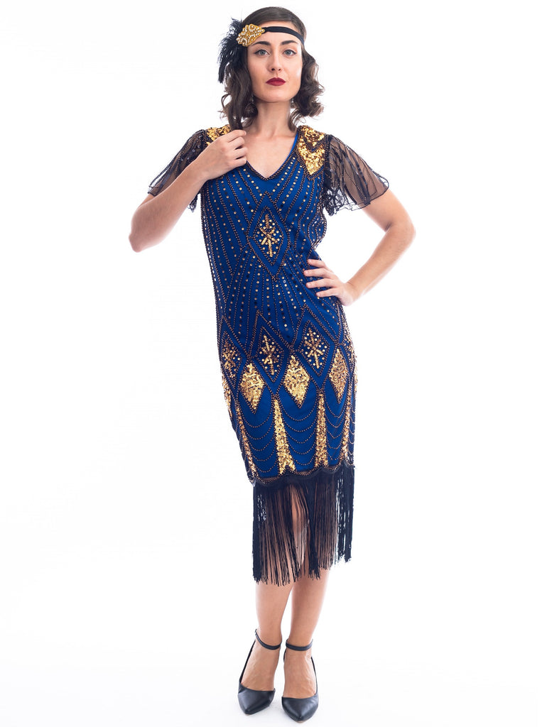 beaded gatsby dress