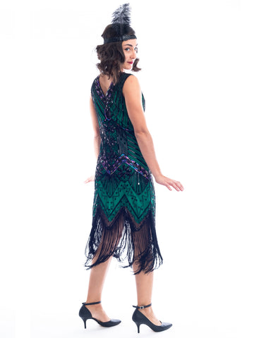 green great gatsby dress